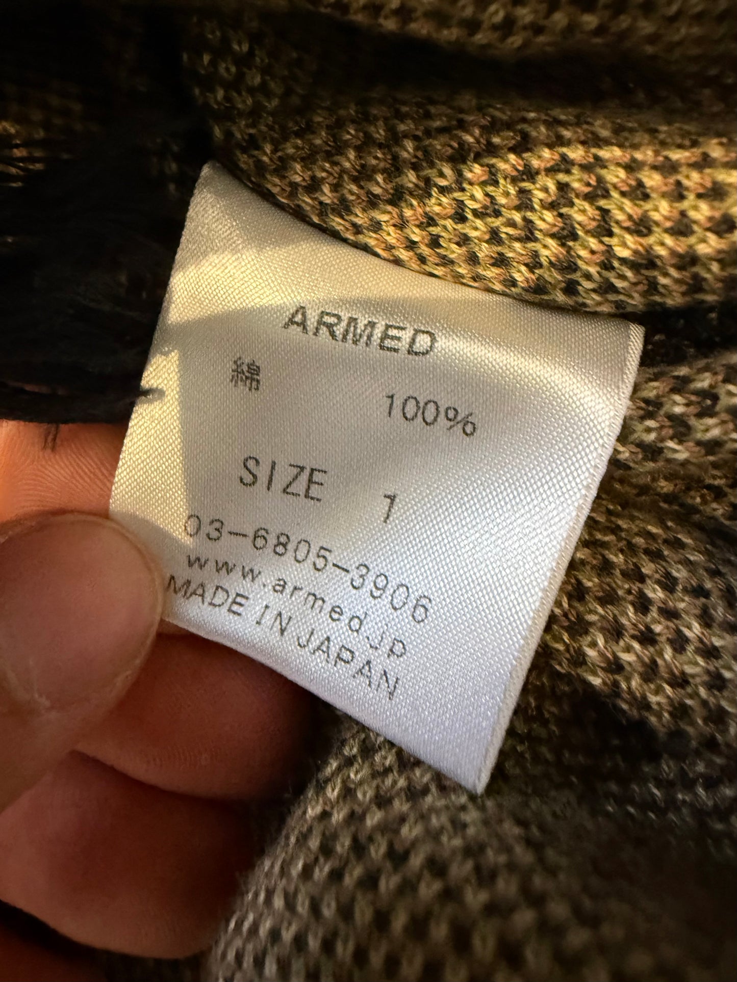 000’s Armed Camo Fringed Hoodie (S)