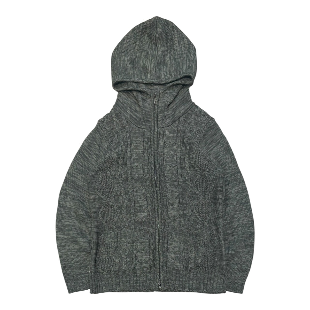 000’s In The Attic Union Jack Knit Hoodie (M)