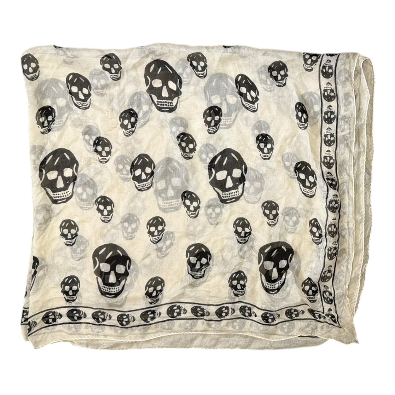Alexander McQueen Silk Skull Scarf
