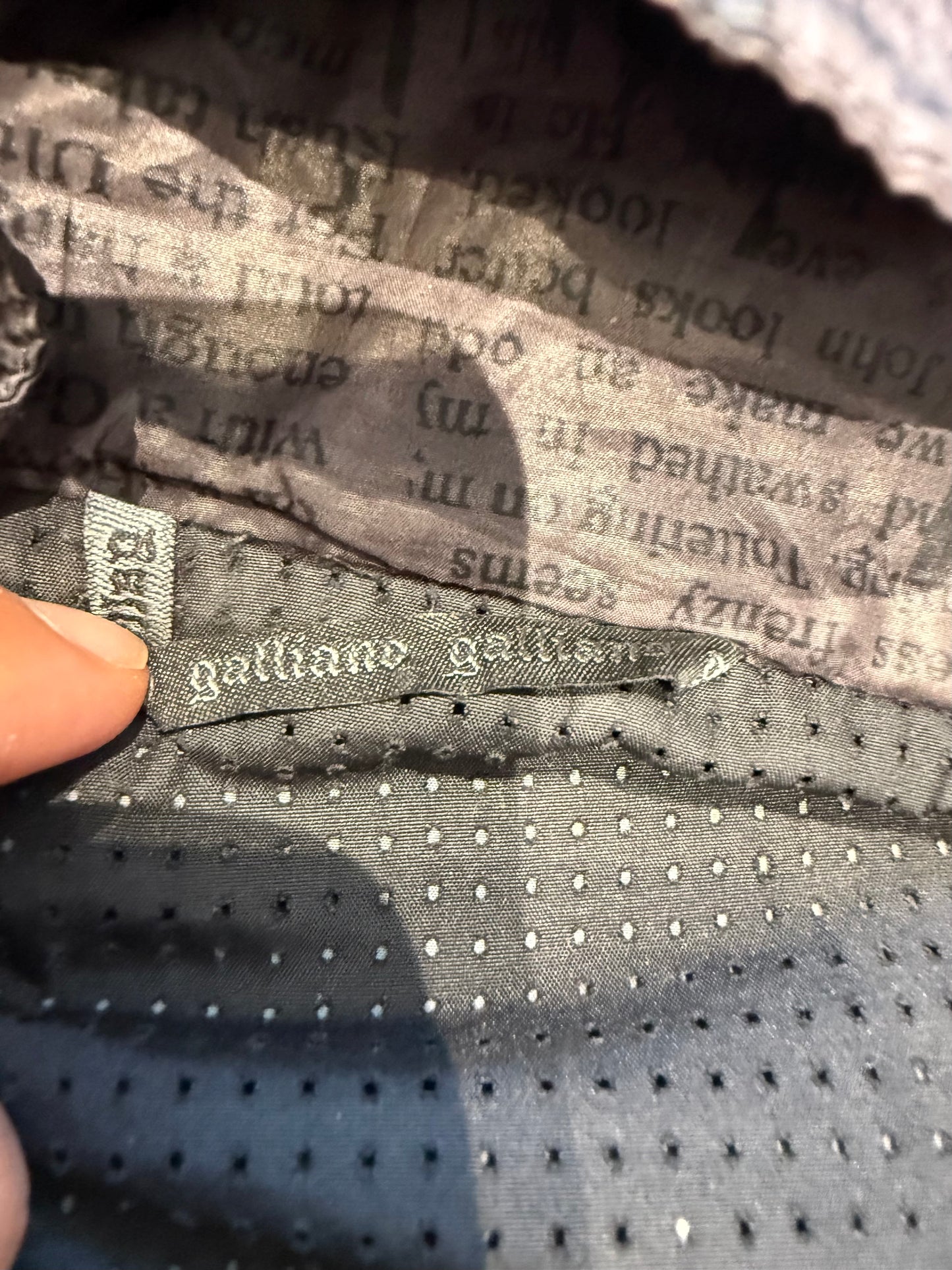 AW2010 John Galliano Newspaper Windbreaker (L)