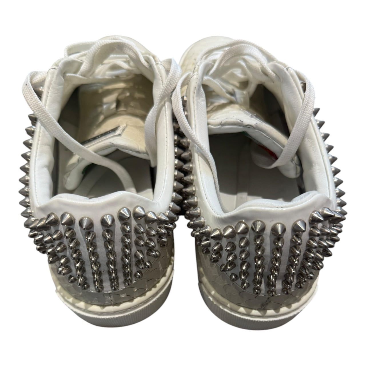 Philipp Plein “Clarke” Python Skin Studded Low Top Trainers (EU41 - UK 7)