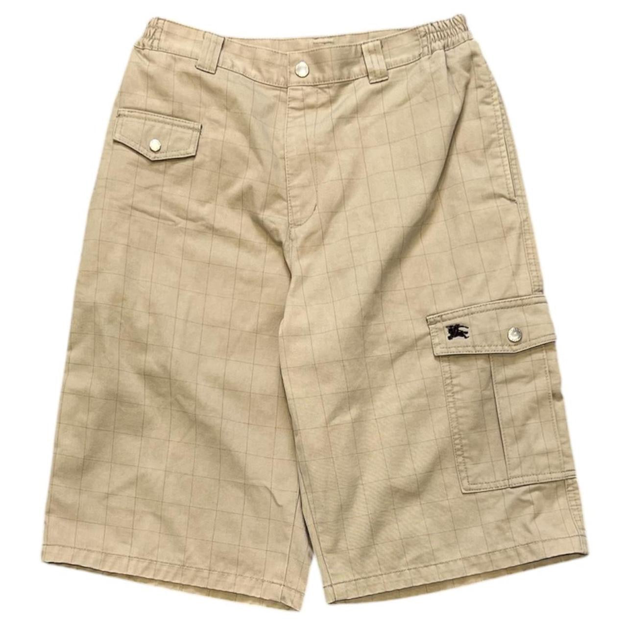000’s Burberry Grid Cargo Shorts