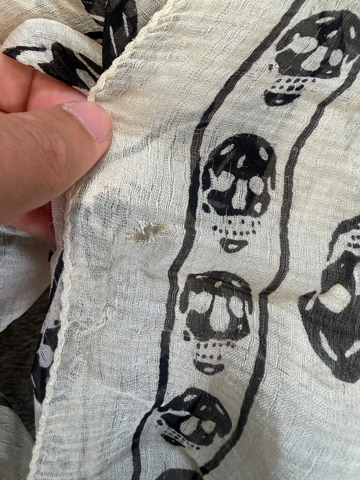 Alexander Mcqueen Skull Scarf
