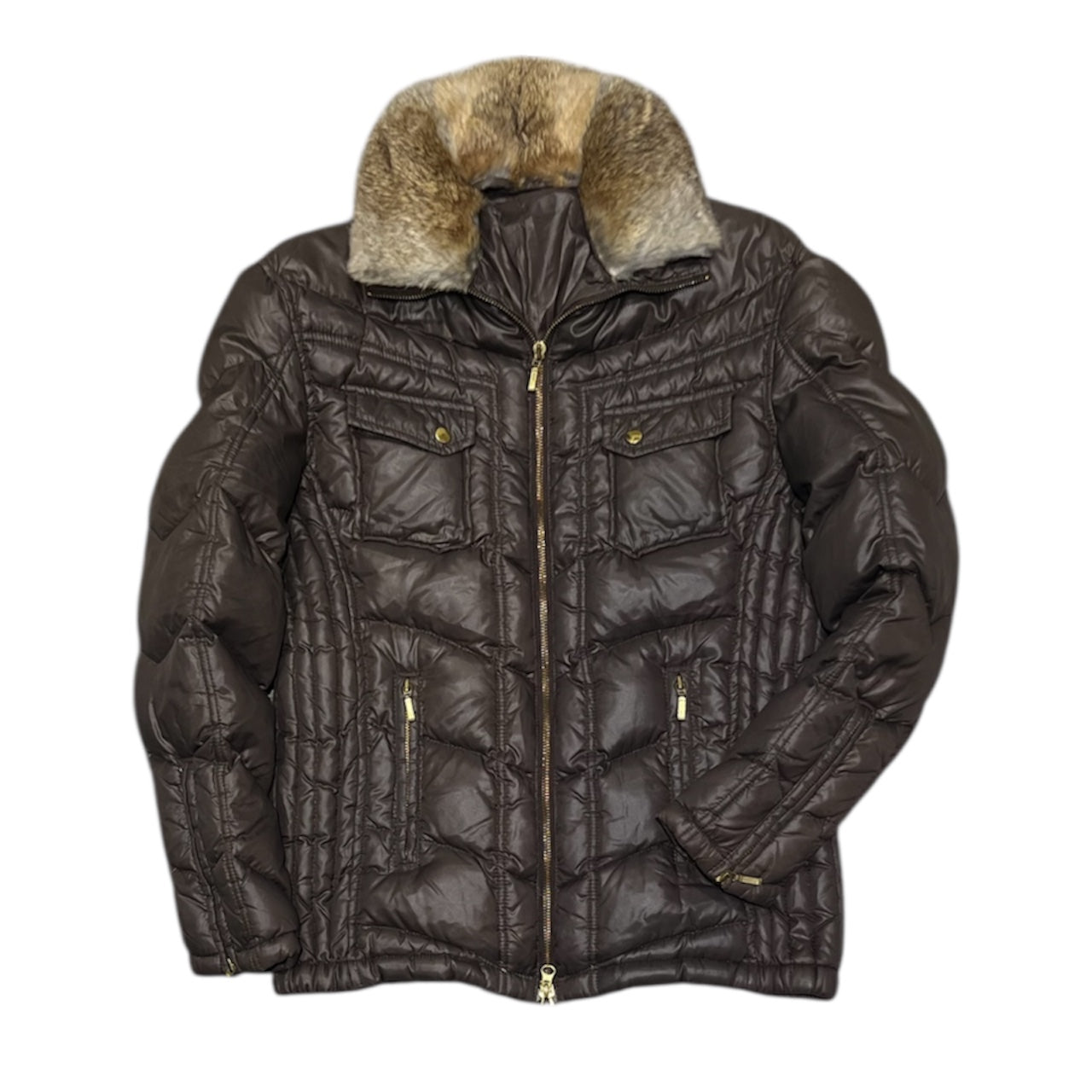 000’s Abahouse Fur Collar Puffer