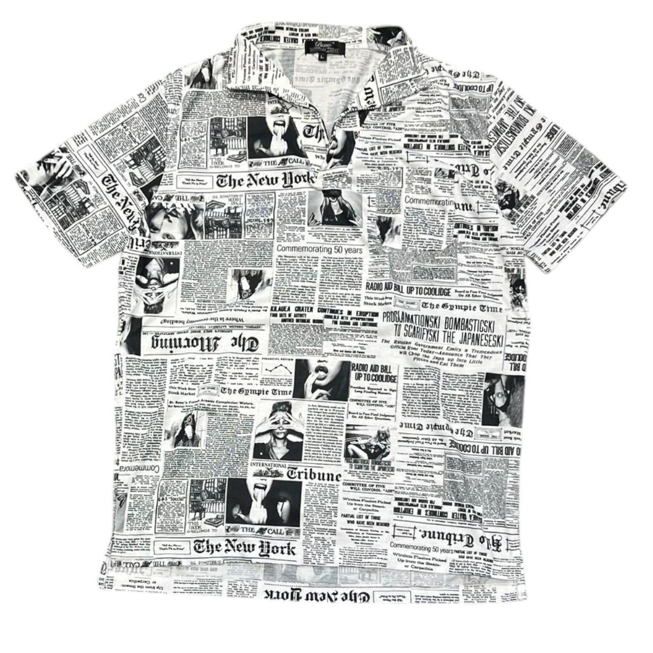 000’s Beno Newspaper print polo