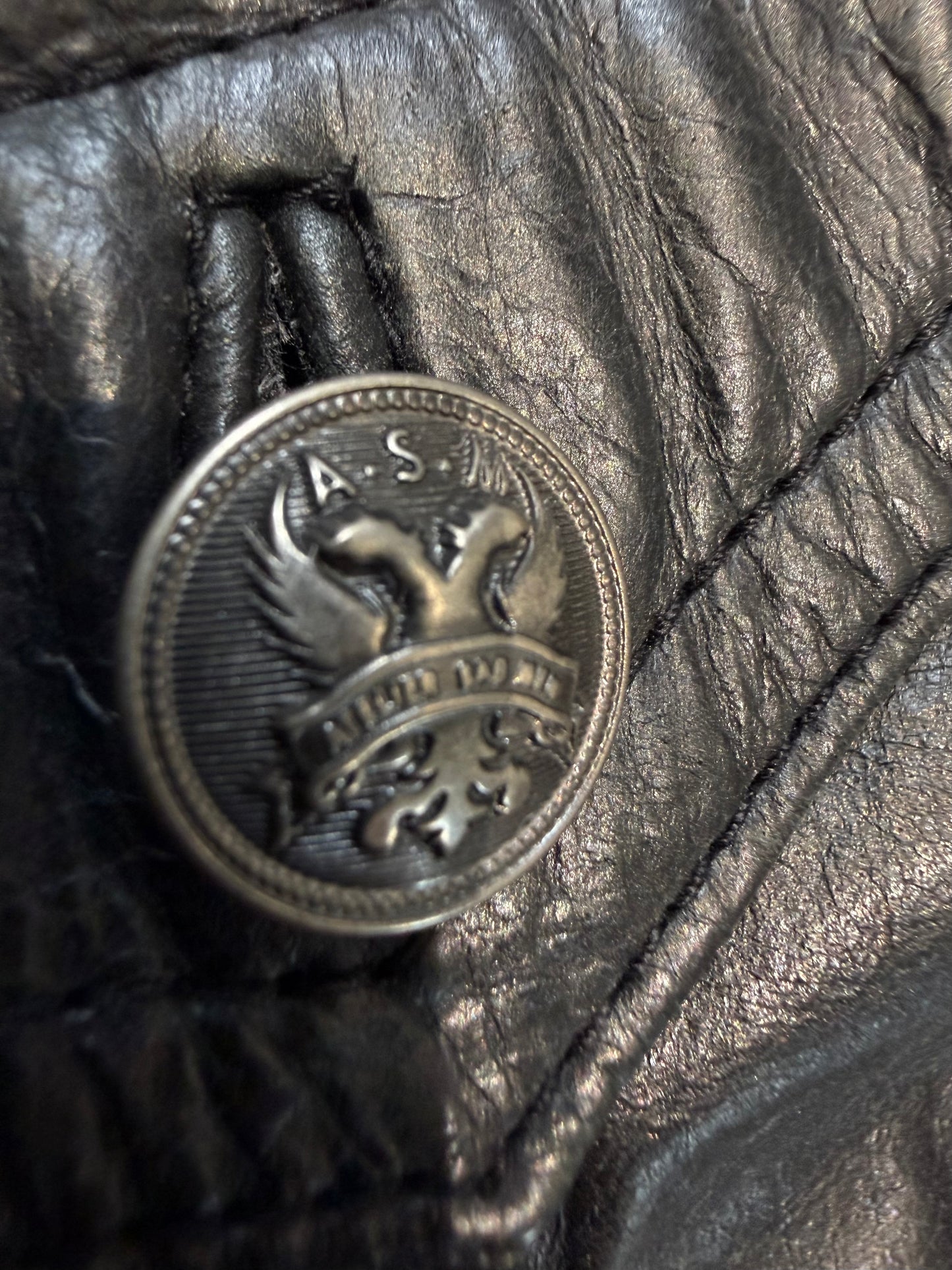 000’s ASM Leather Jacket (S)