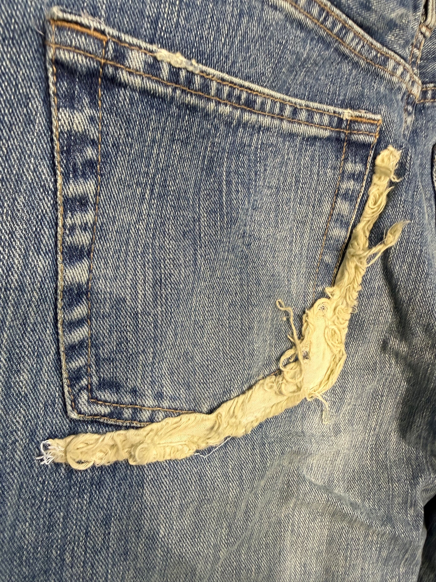 000’s Exhibitionist Patchwork Repair Jeans (30”)