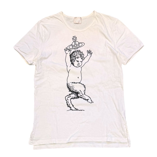 90s Vivienne Westwood Satyr Print Tee (M-L)