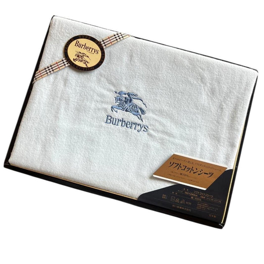 Vintage Burberrys Cotton Bed Linen