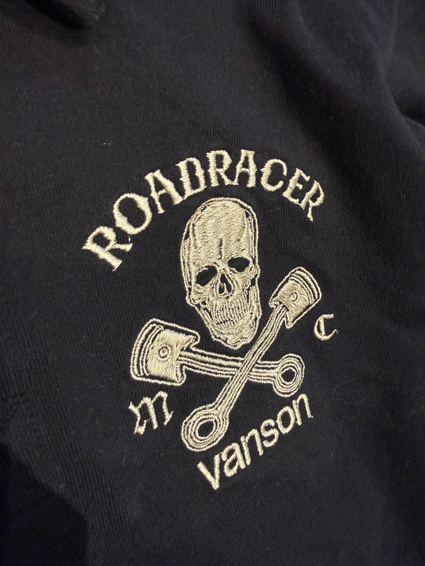 000’s Vanson Skull Embroidered Polo (S)