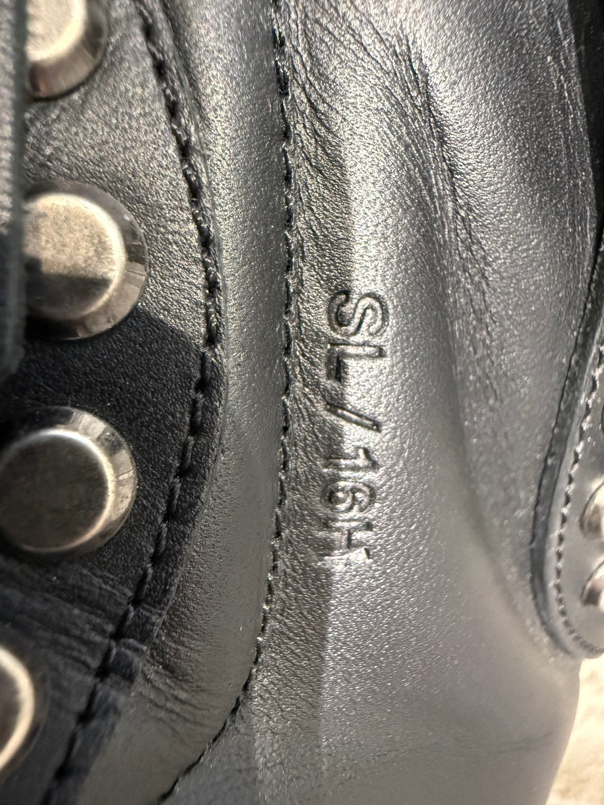Saint Laurent SL16H Belted Studded High Tops (EU 45 - UK 11)