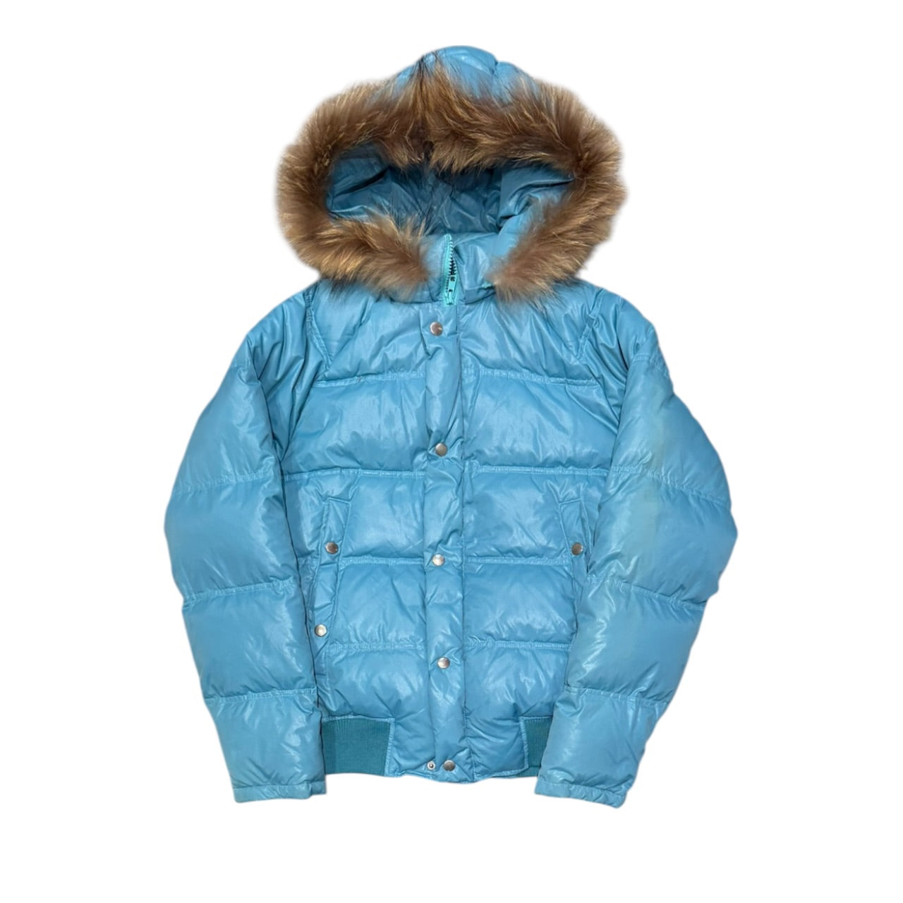 000’s Semantic Design Fur Hood Puffer (M)