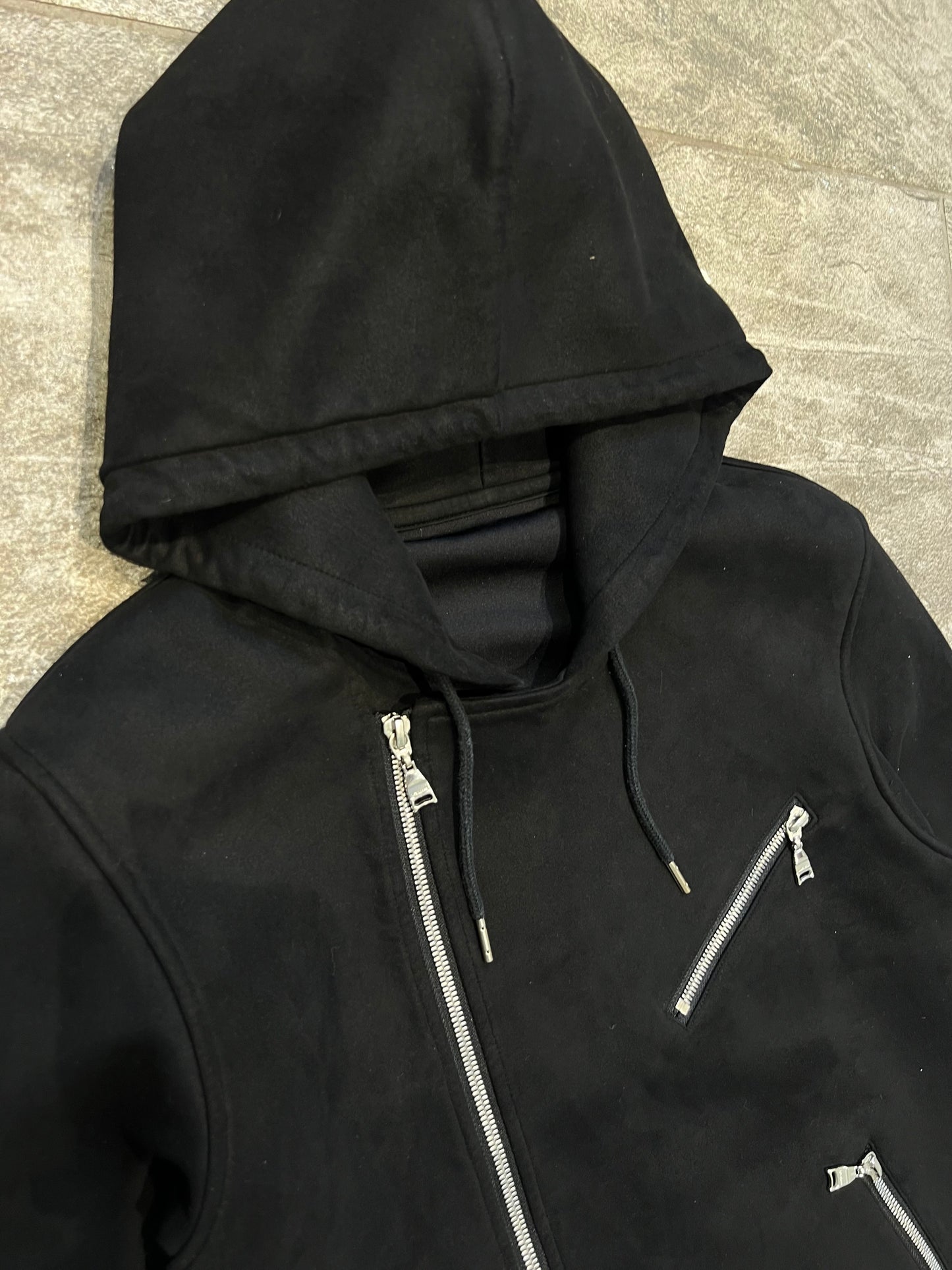 000’s Loveless Asymmetrical Zip Hoodie