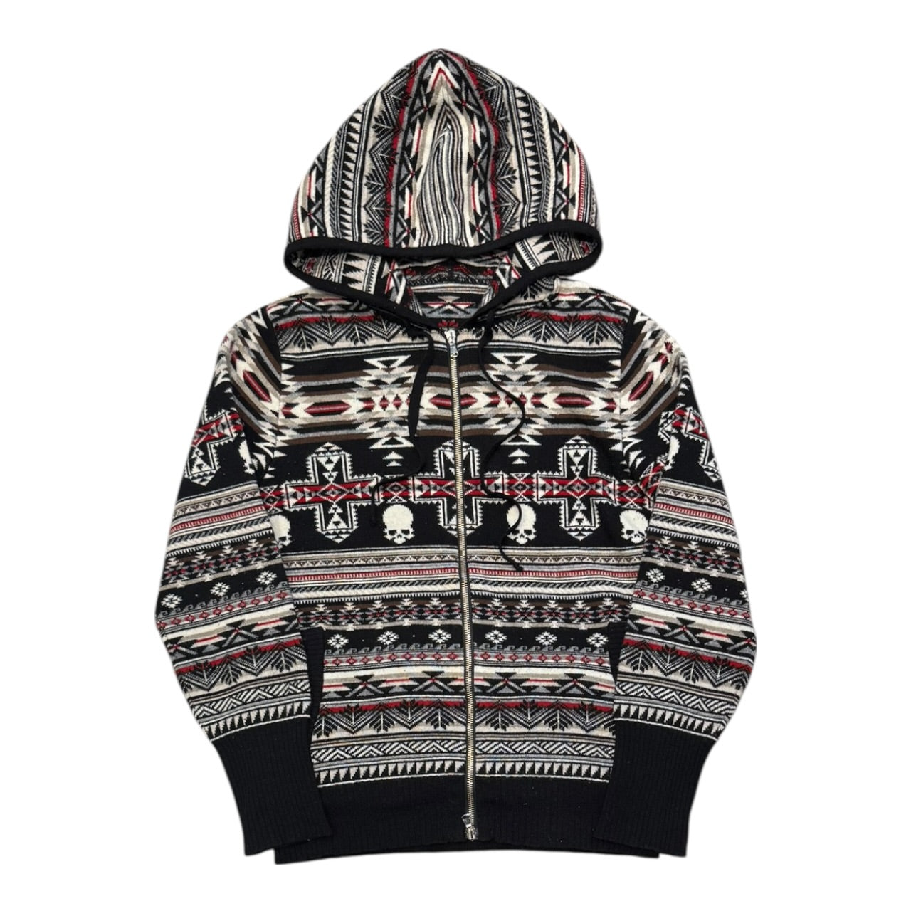 000’s Gemma Huomo Skull Print Hoodie (S)