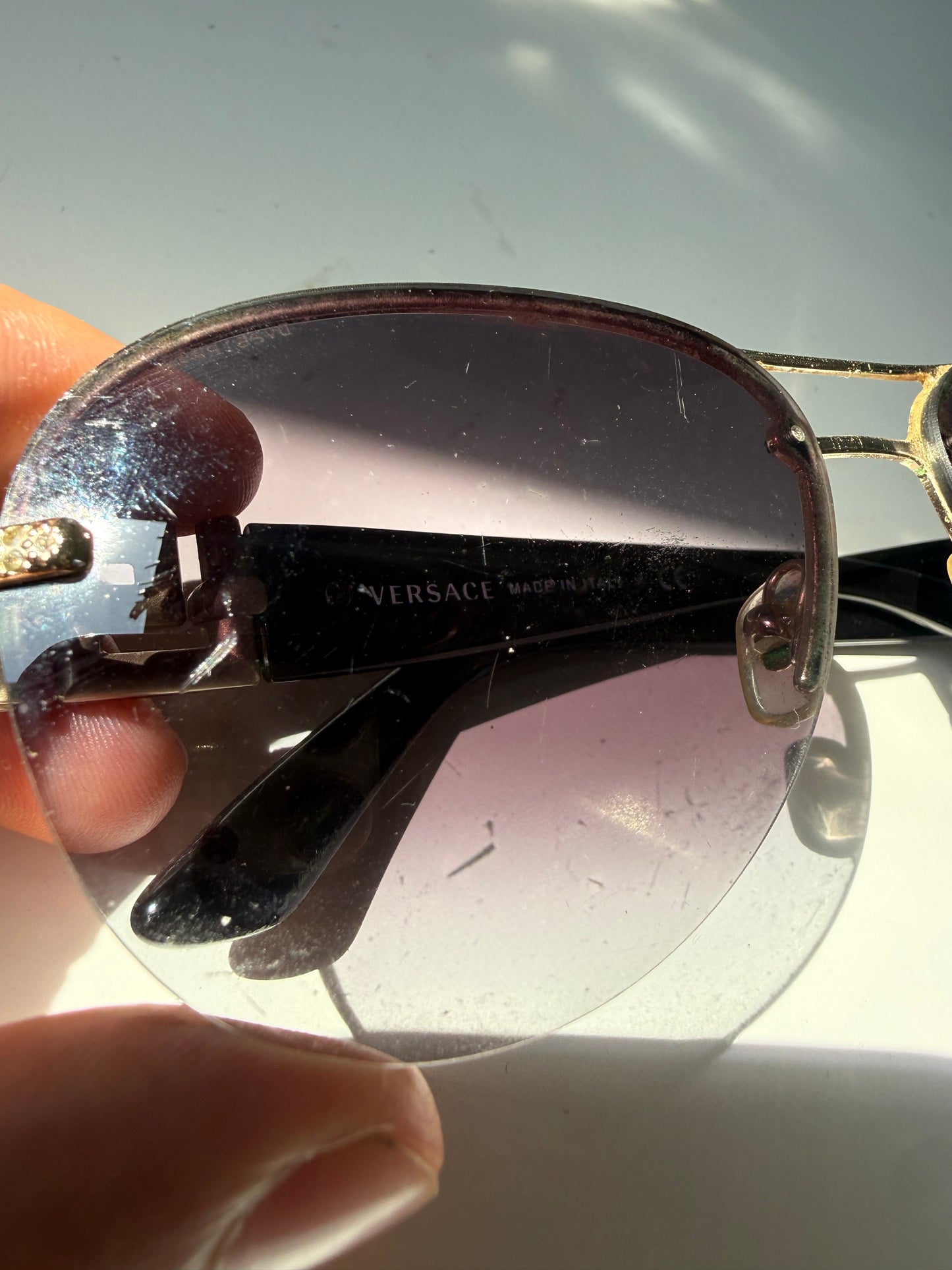 000’s Versace Aviator Sunglasses
