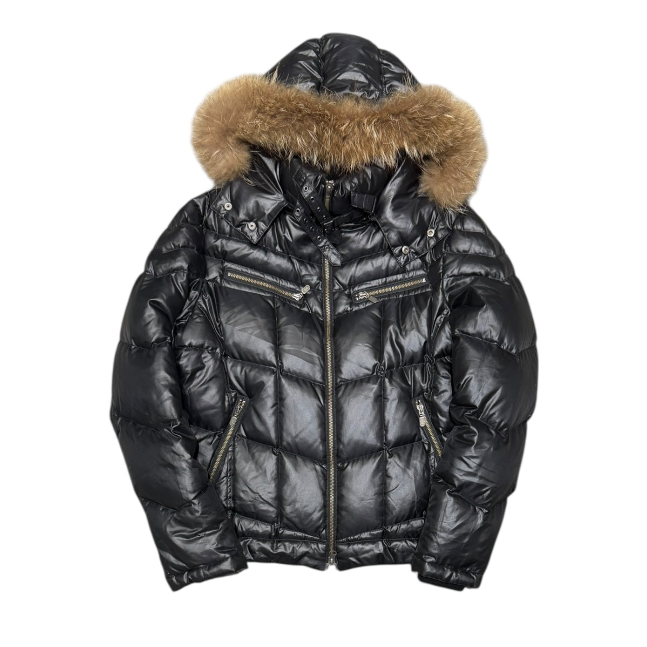 000’s Pazzo Fur Hood Puffer (M)