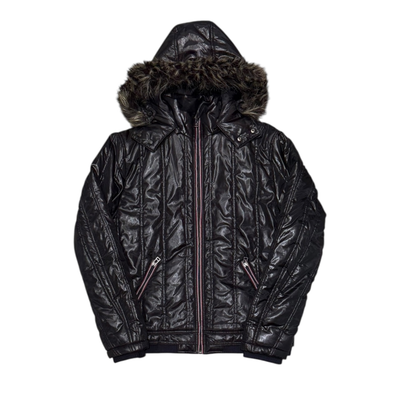 000’s Japanese Glossy Fur Puffer (L)