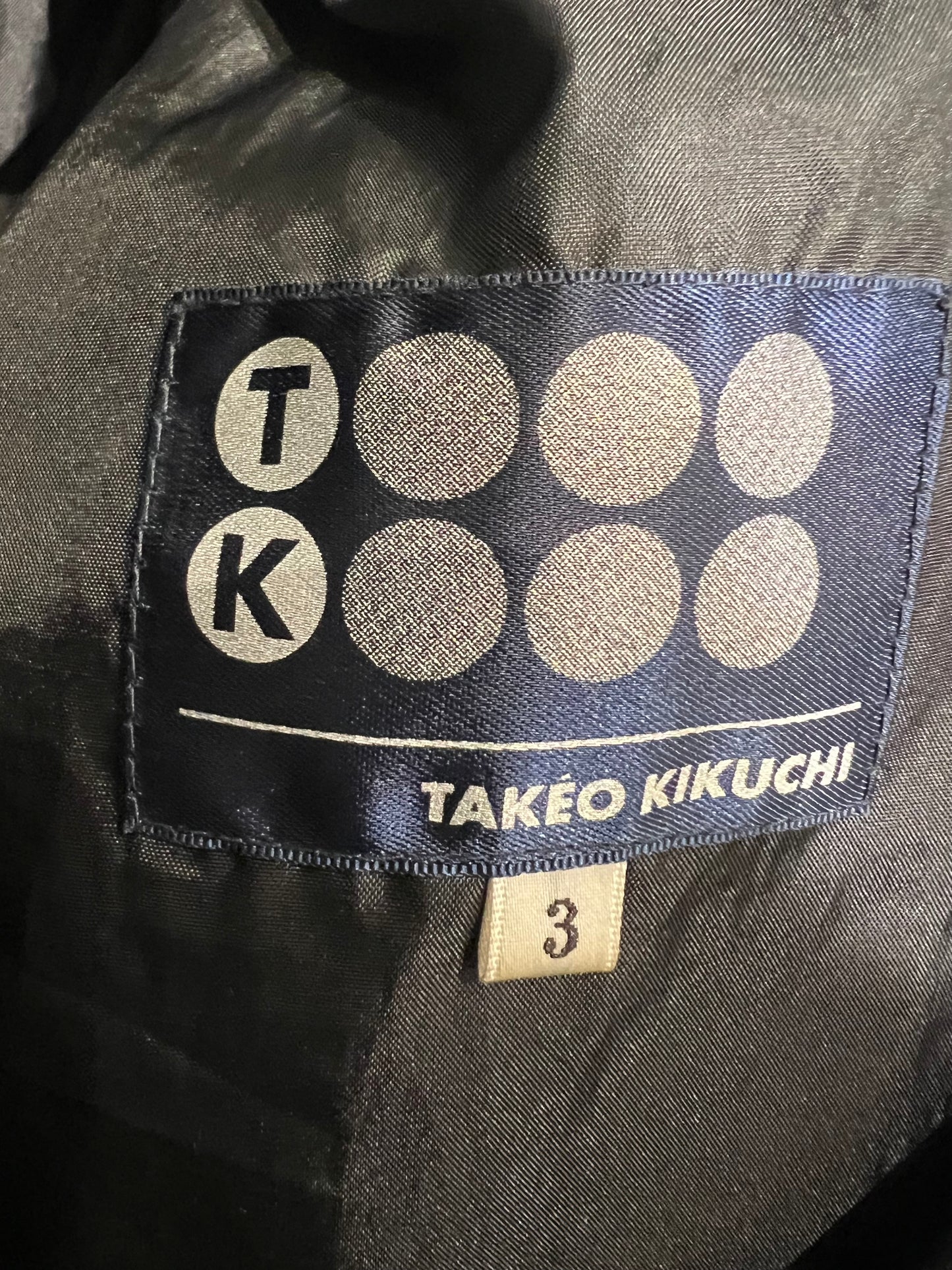 000’s Takeo Kikuchi Square stitch puffer