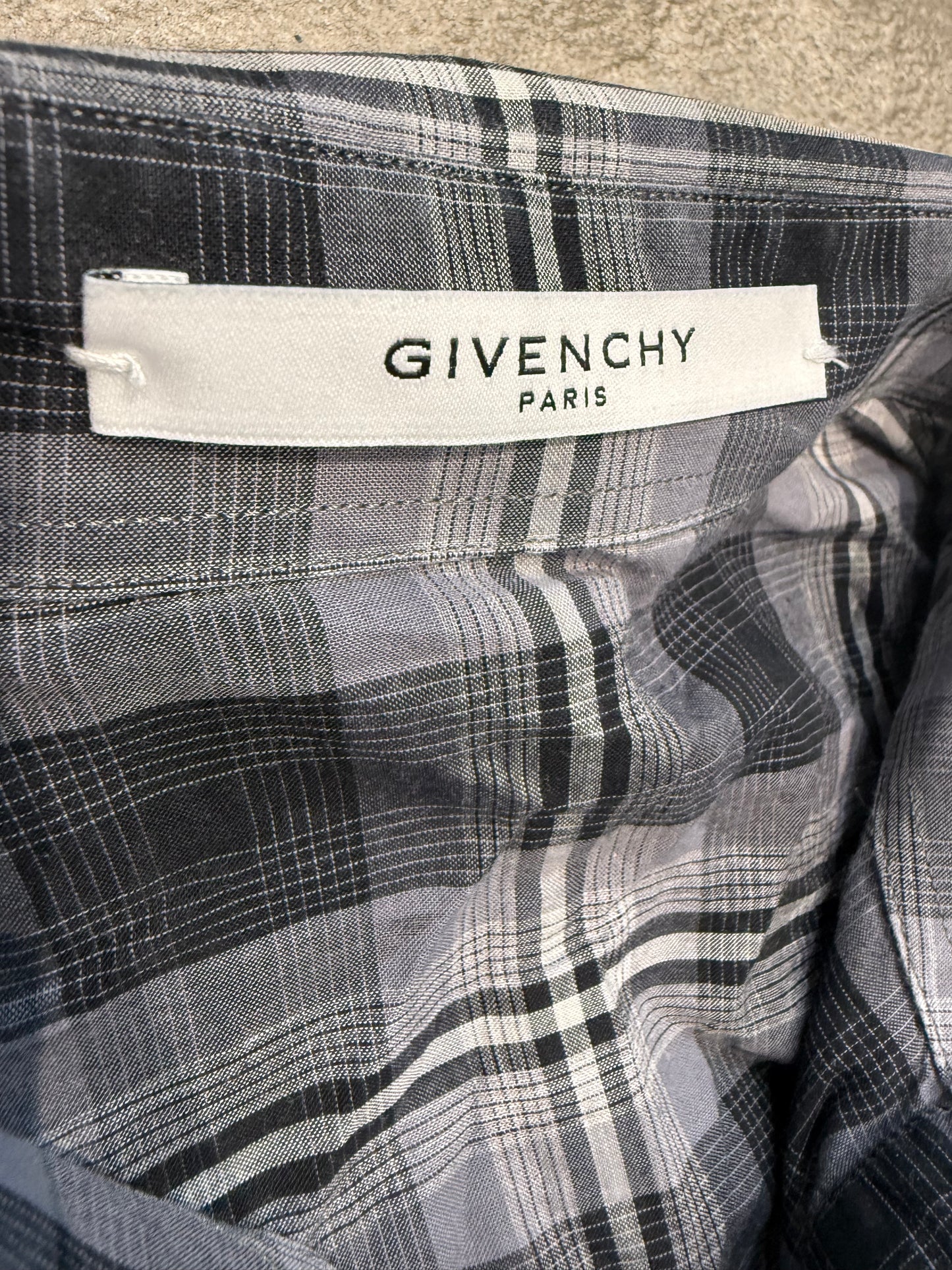 Givenchy Plaid Stars Flannel (L)