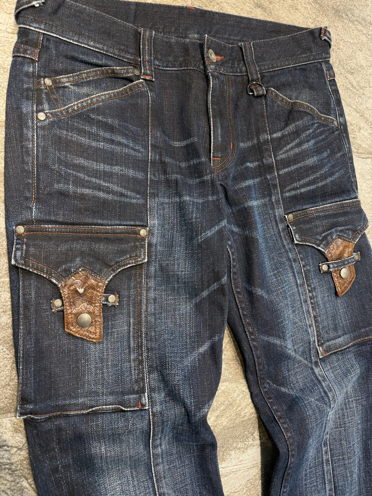 000’s Nicole Snakeskin Jeans (31”)