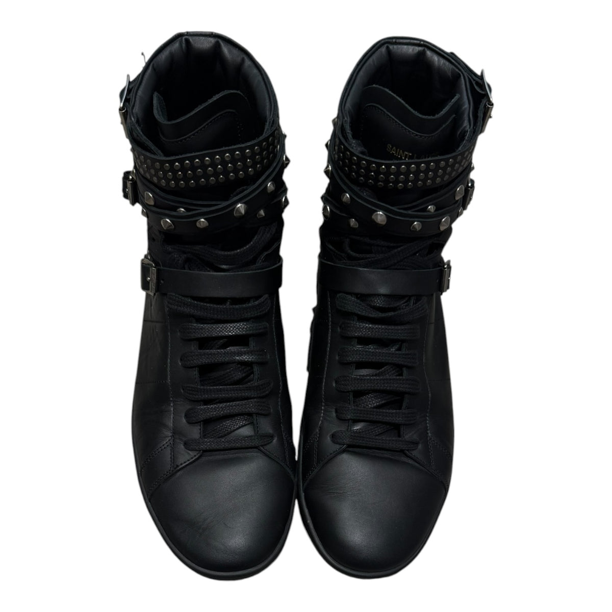 Saint Laurent SL16H Belted Studded High Tops (EU 45 - UK 11)