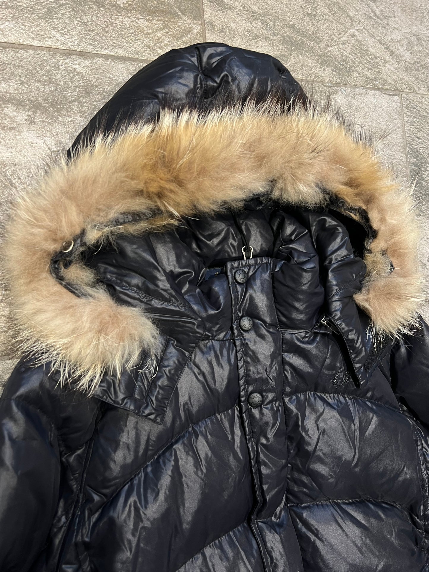 000’s Fred Perry Fur Hood Puffer