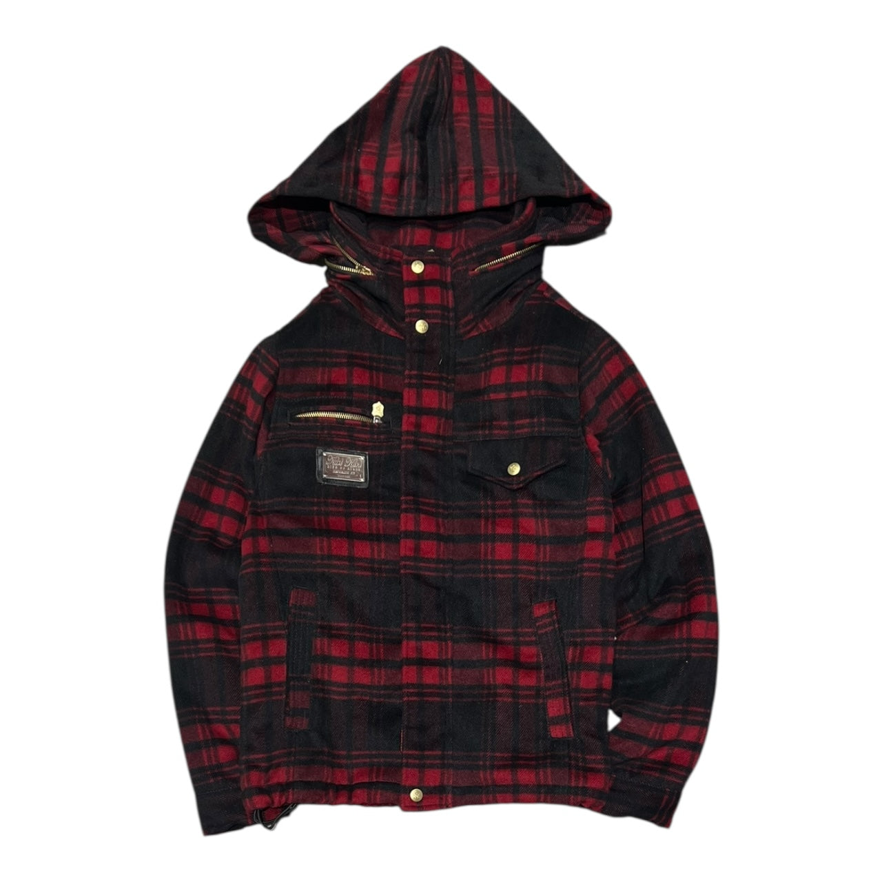 000’s Karl Kani Checkered Bono Hoodie (Small)