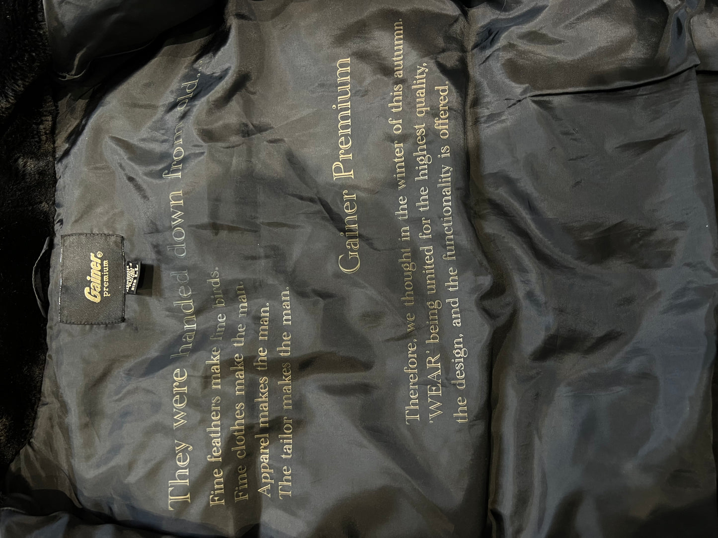 000’s Gainer Fur Bomber Jacket