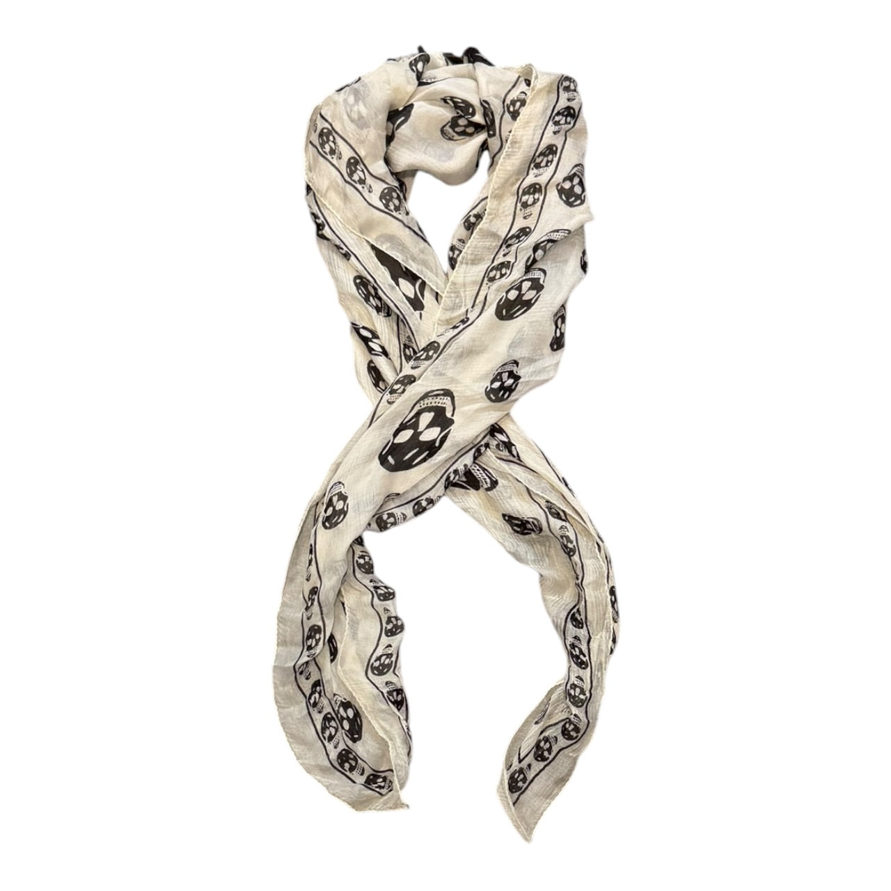 Alexander Mcqueen Skull Scarf