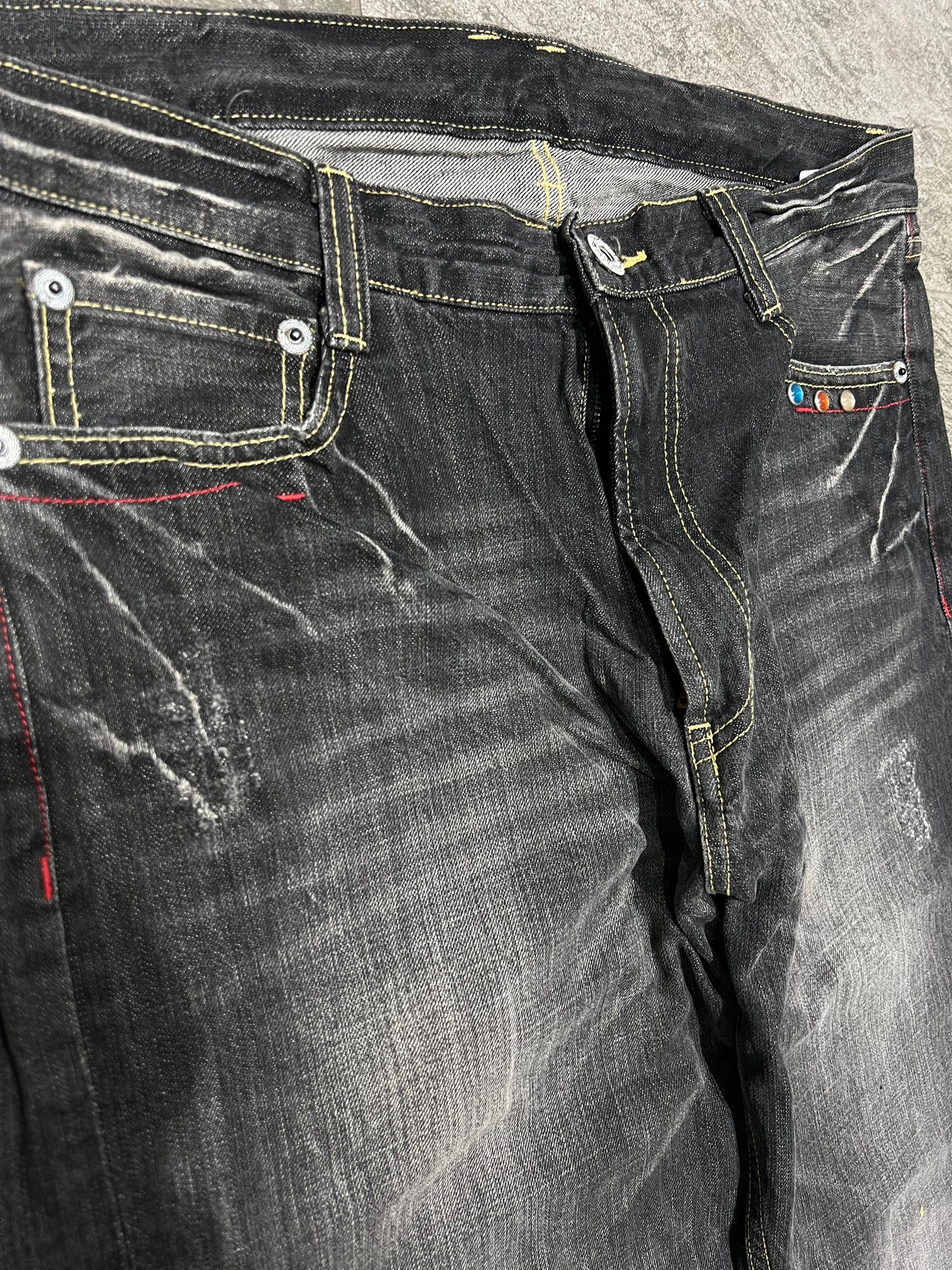 000’s Japanese Wing Baggy Jeans