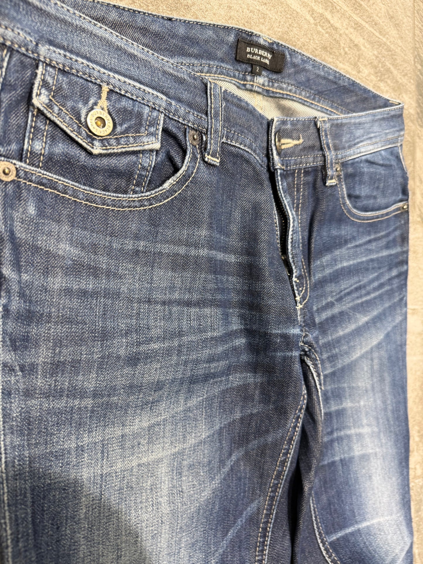 000’s Burberry Flap Pocket Jeans (29”)