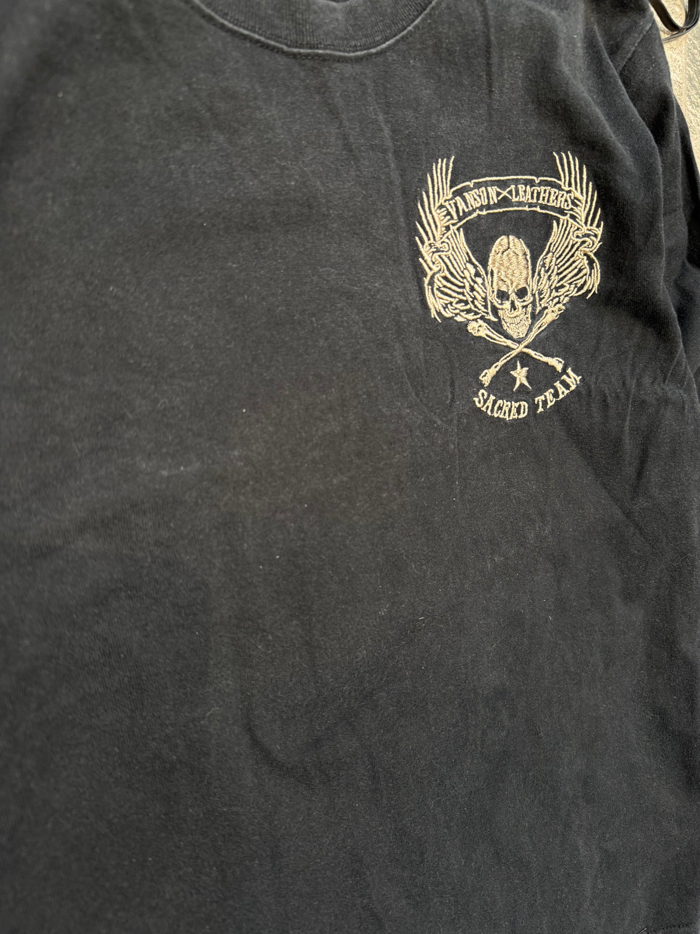 000’s Vanson Skull Longsleeve (S)