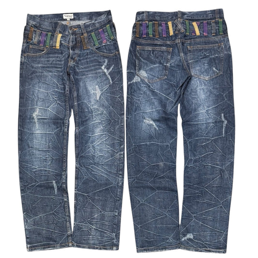 000’s Nylaus Double Waisted Jeans Jeans (30”)