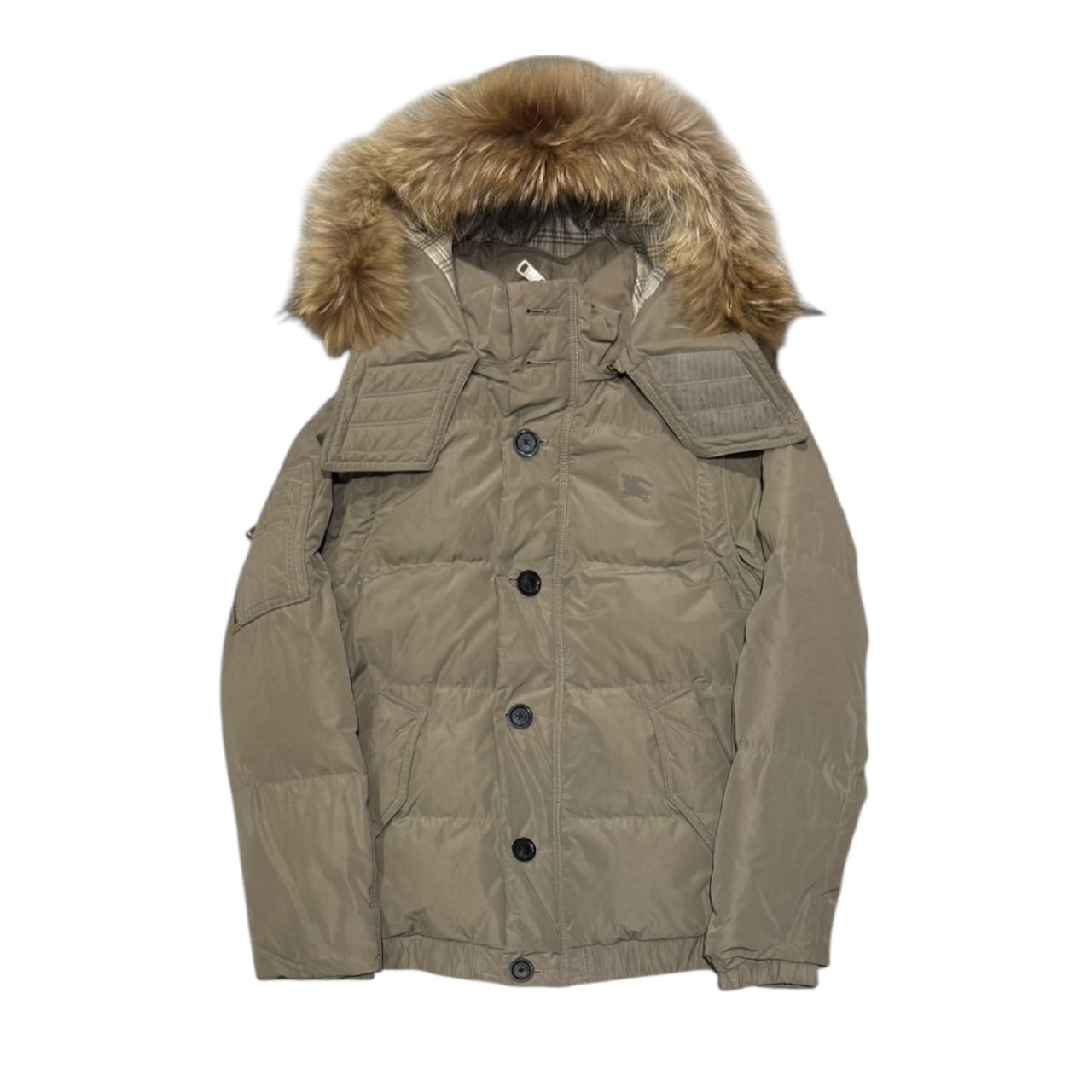 000’s Burberry 2 in 1 Fur Puffer (M)