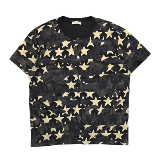 Valentino Garavani Studded Camo Stars Tee (M)
