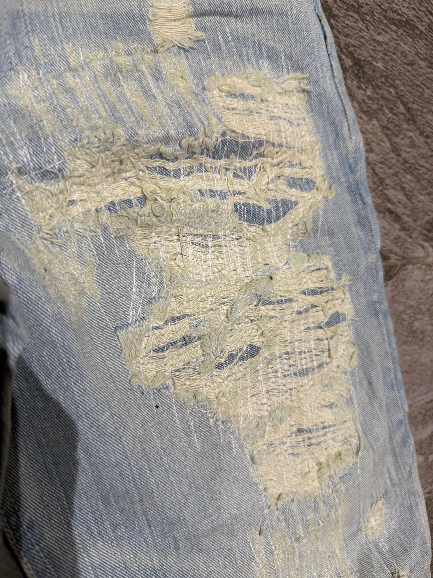 000’s Exhibitionist Heavy Sashiko Repair Jeans (33”)