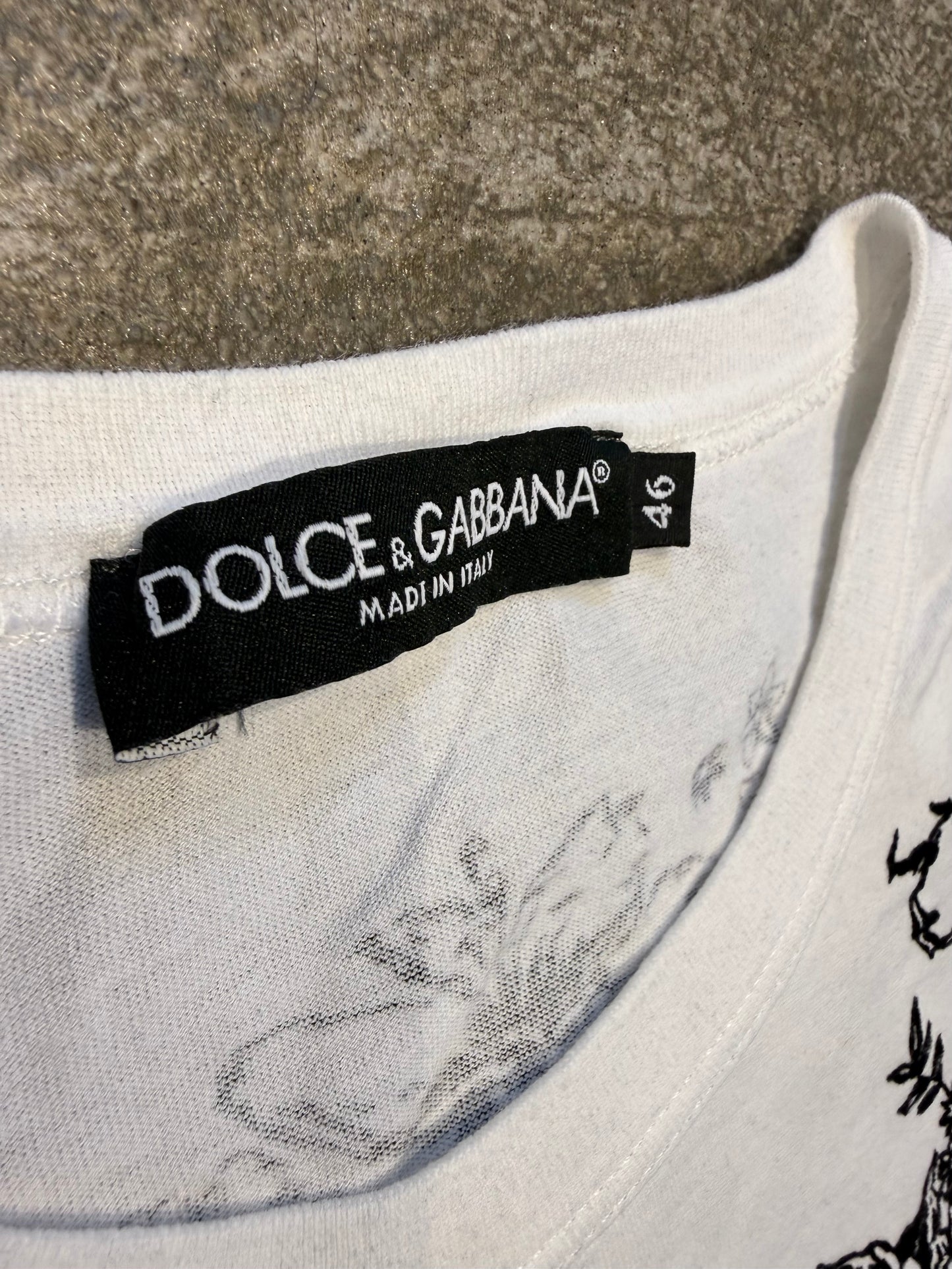 Dolce & Gabbana Floral Royal Tee (S)