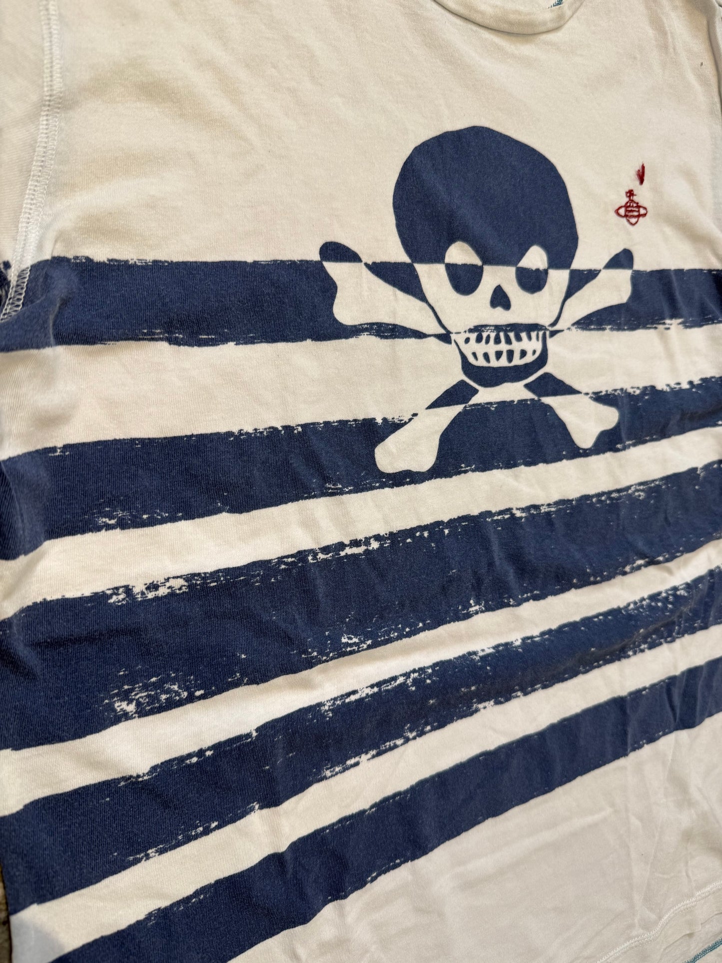 000’s Vivienne Westwood X Lee Skull Tee (L)