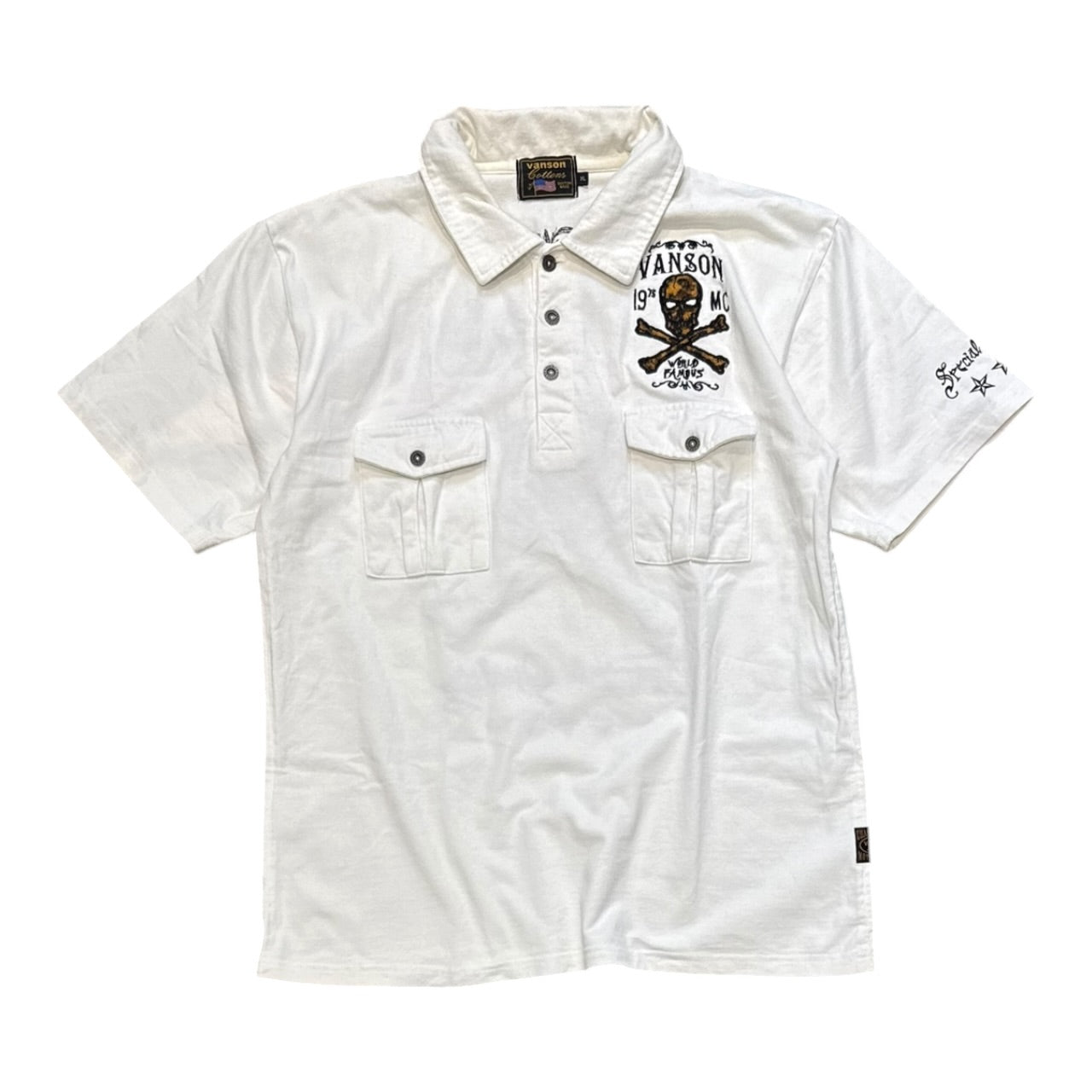 000’s Vanson Skull Polo (L)