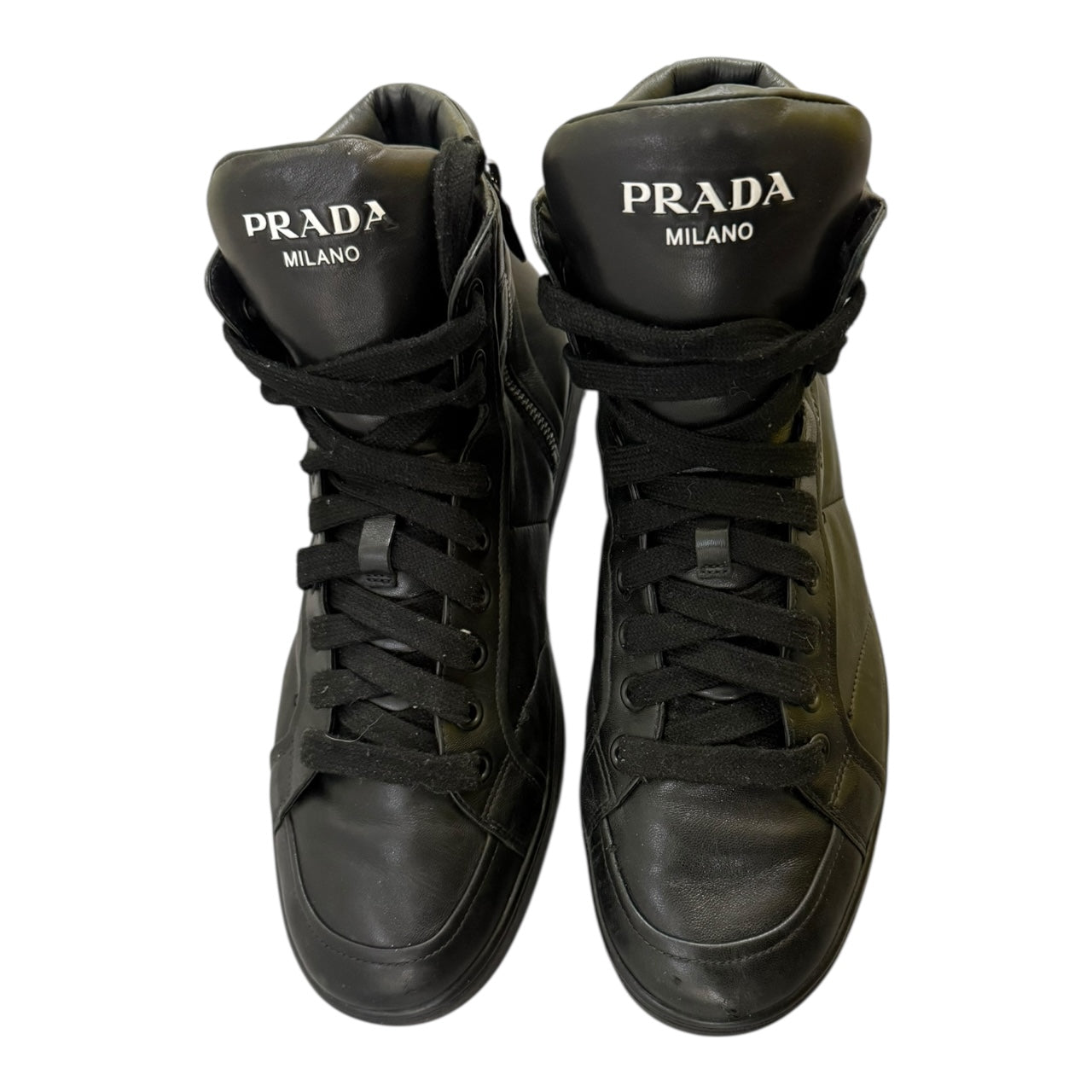 Prada Leather High Tops (8.5)