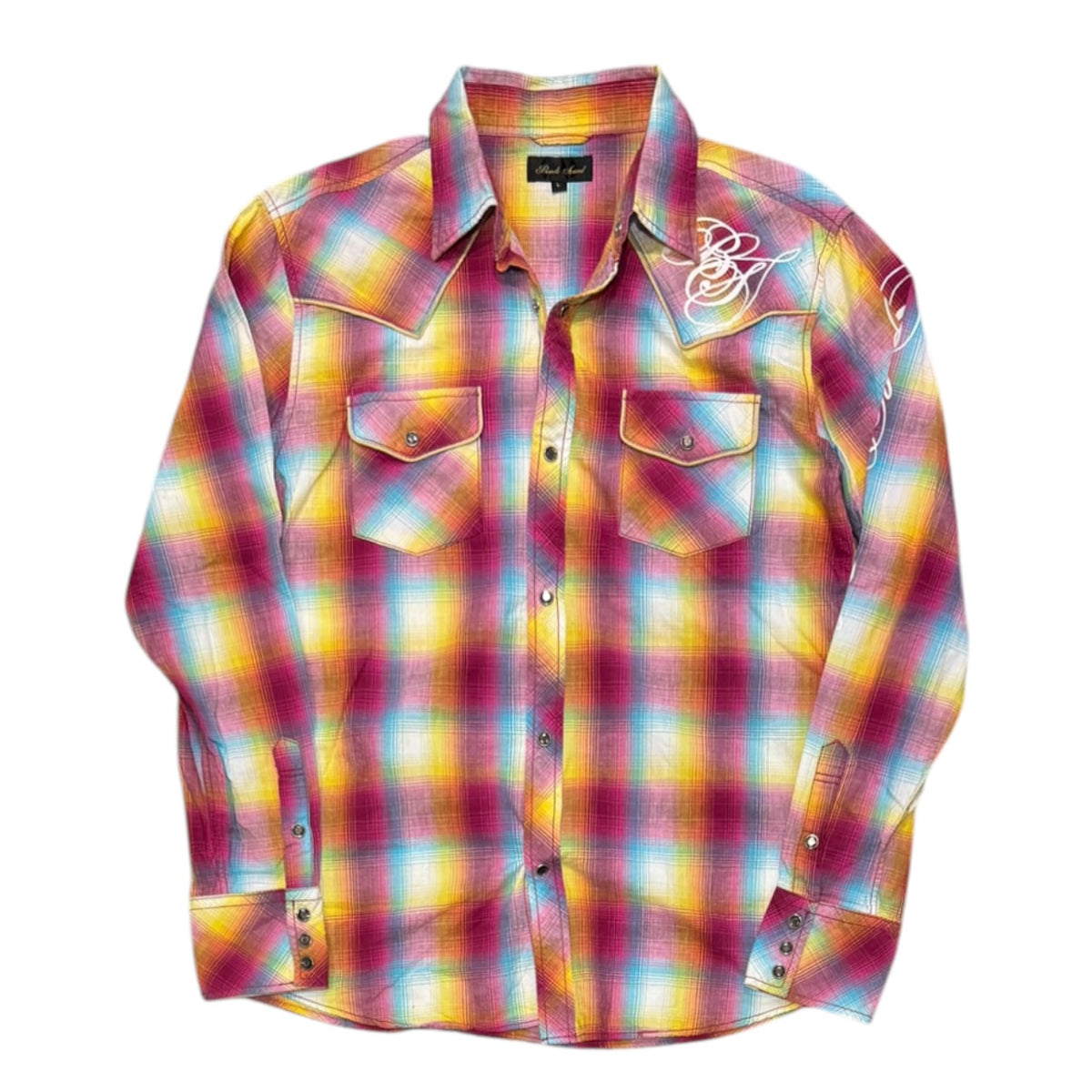 000’s Beach Sound Plaid Flannel (M)