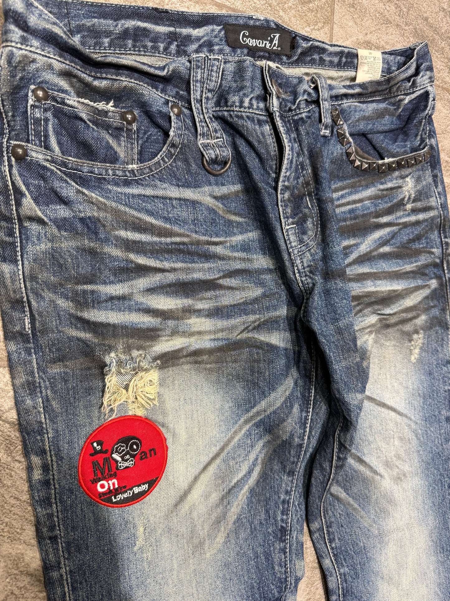 000’s Cavari A Whiskered Jeans (32”)