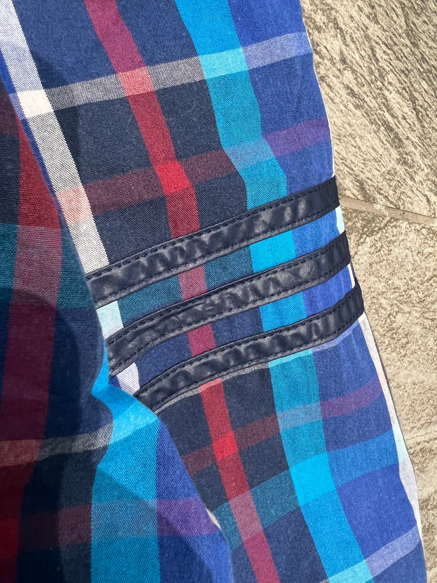 000’s Adidas Neo Plaid/Checkered Windbreaker