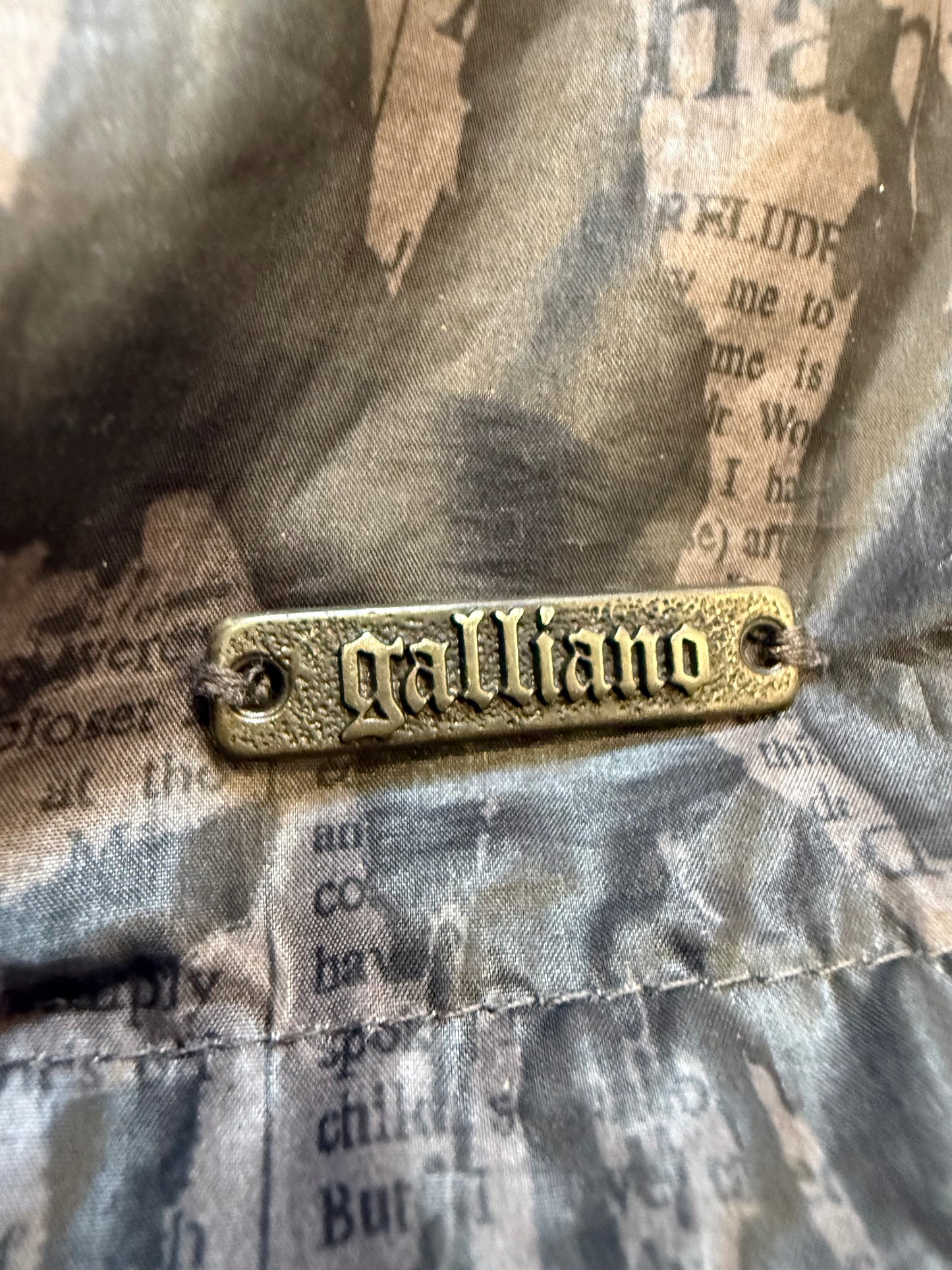 AW2010 John Galliano Newspaper Windbreaker (L)