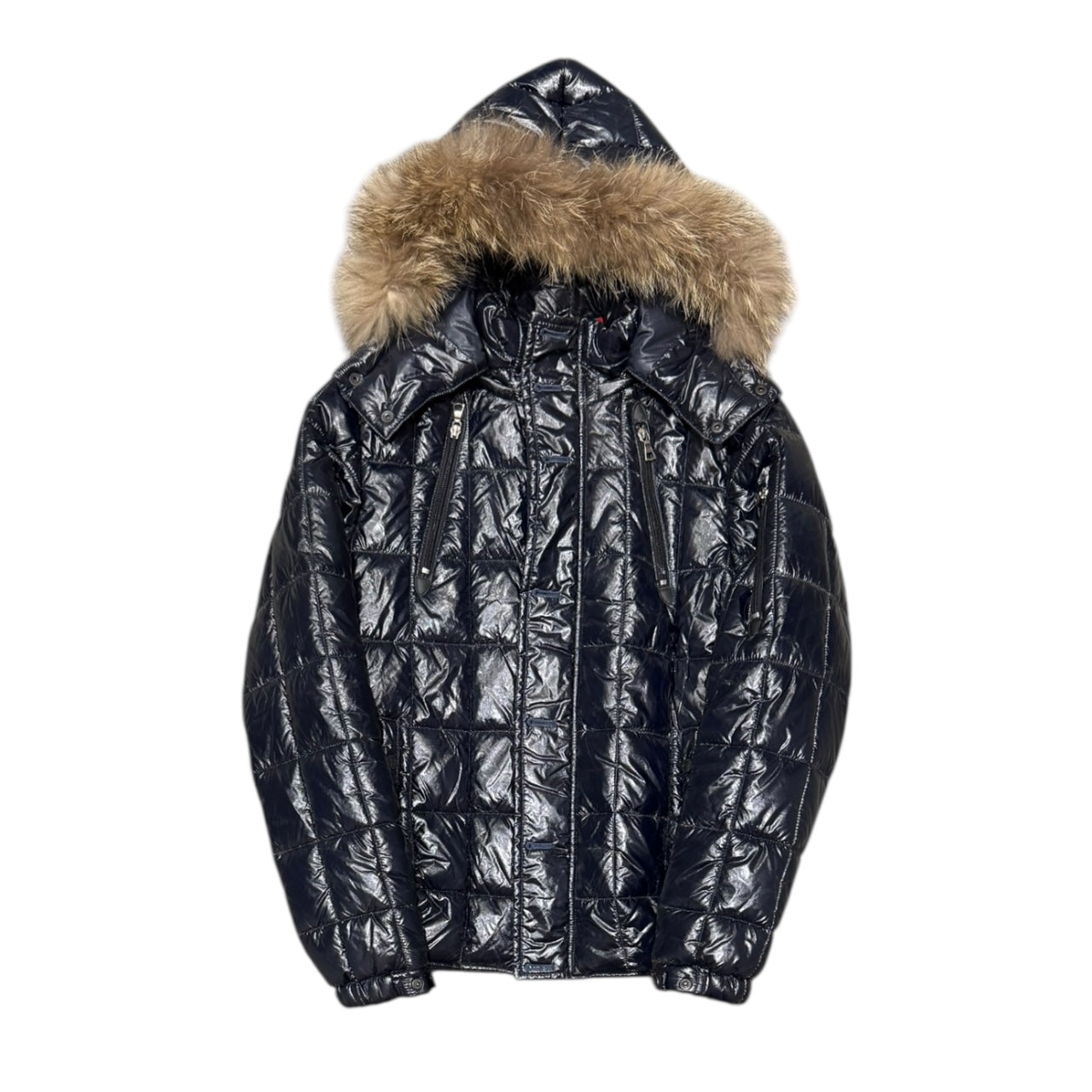000’s Beams Glossy Fur Puffer (S)