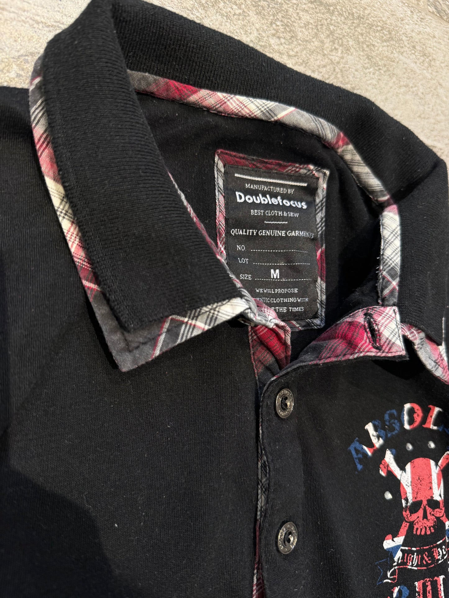 000’s Doublefocus Union Jack Skull Polo (S)
