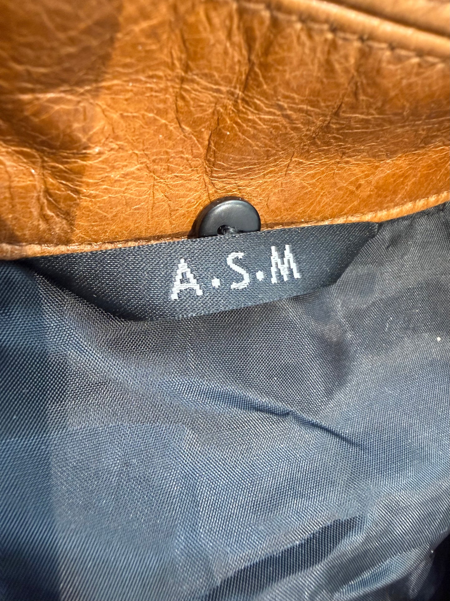000’s ASM Buffalo Leather Jacket (S)