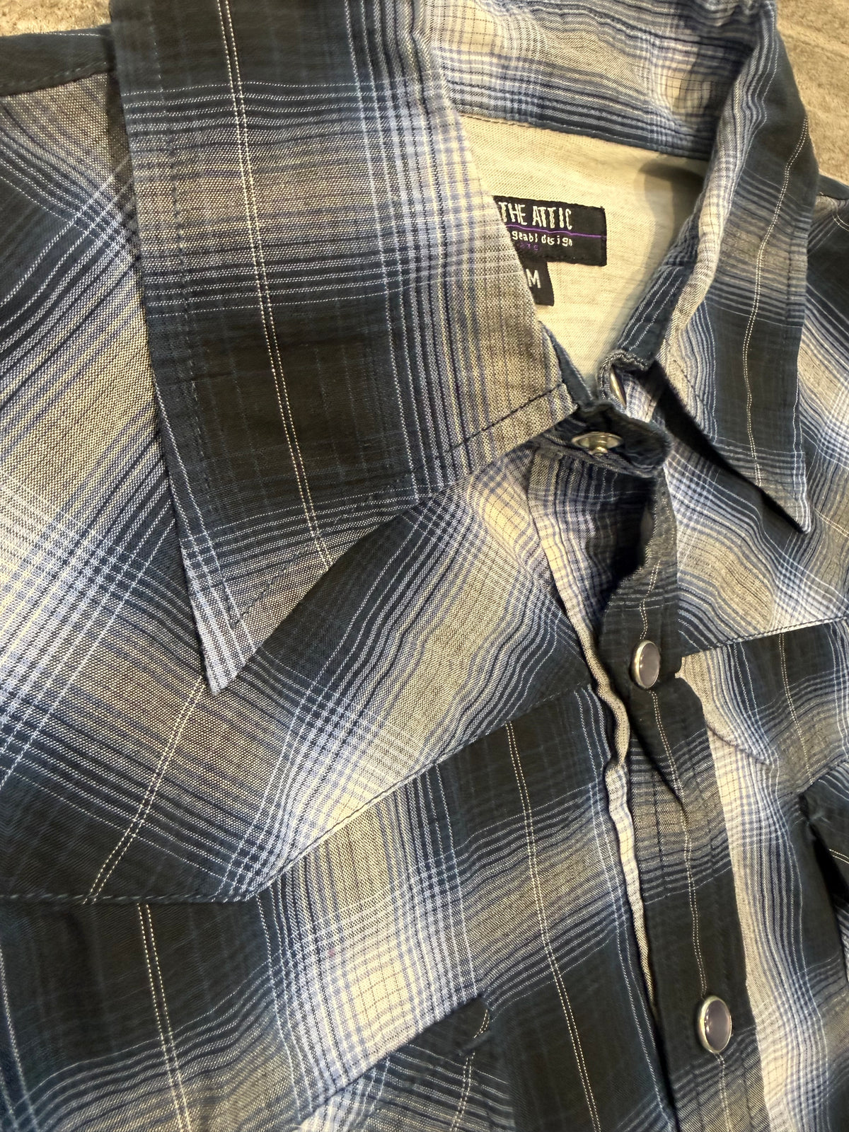 000’s In The Attic Hybrid Plaid Flannel (S)