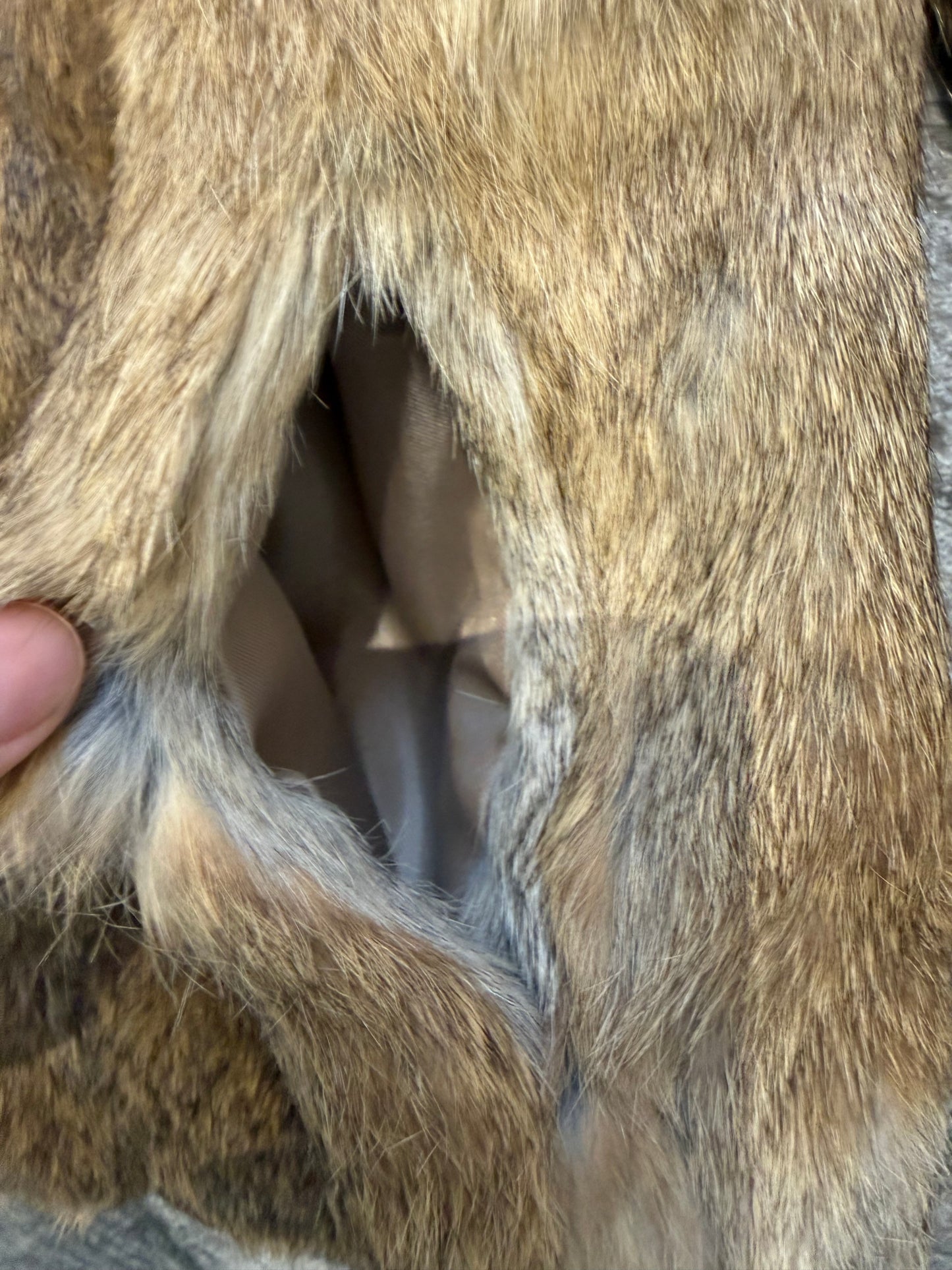 Vintage Rabbit Fur Jacket (S-M)