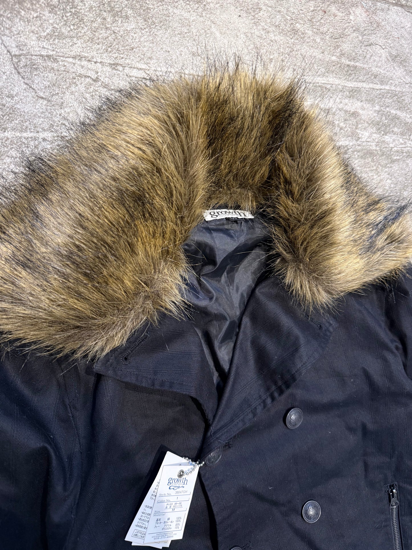 000’s In the attic fur collar Napoleon jacket (S)